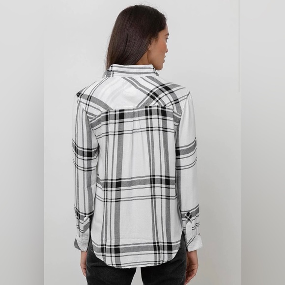 NWOT Rails collard plaid Hunter shirt - Picture 4 of 9